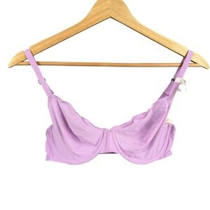 Aerie Smoothies Full Coverage Bra Lilac Purple 32B Underwire New